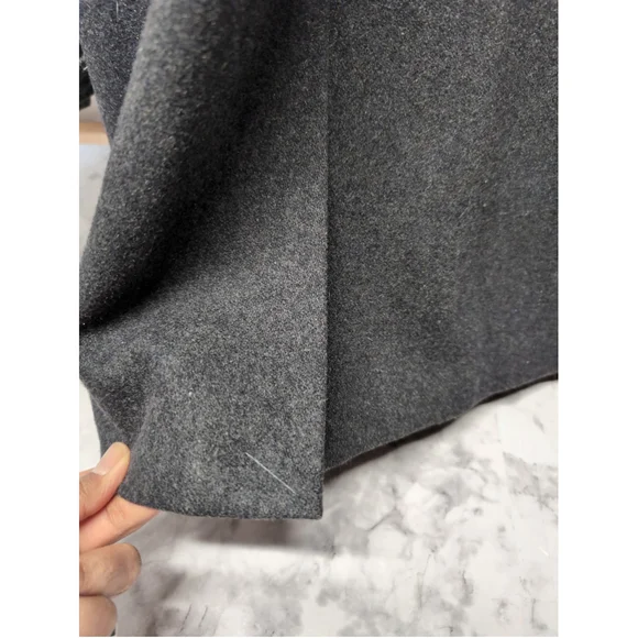 London Fog Wool Charcoal Black Women Dressy Peacoat Size M Quiet Luxury Oldmoney - Picture 11 of 11